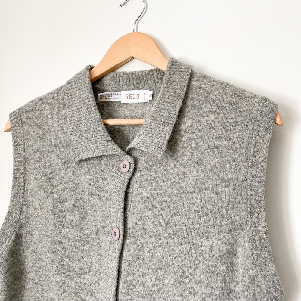 Vintage cardigan sweater vest